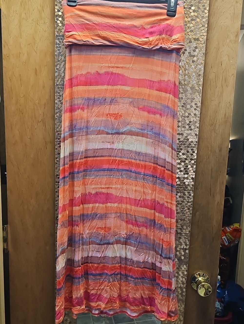 a.n.a. Maxi Skirt Red, Orange, Pink XS